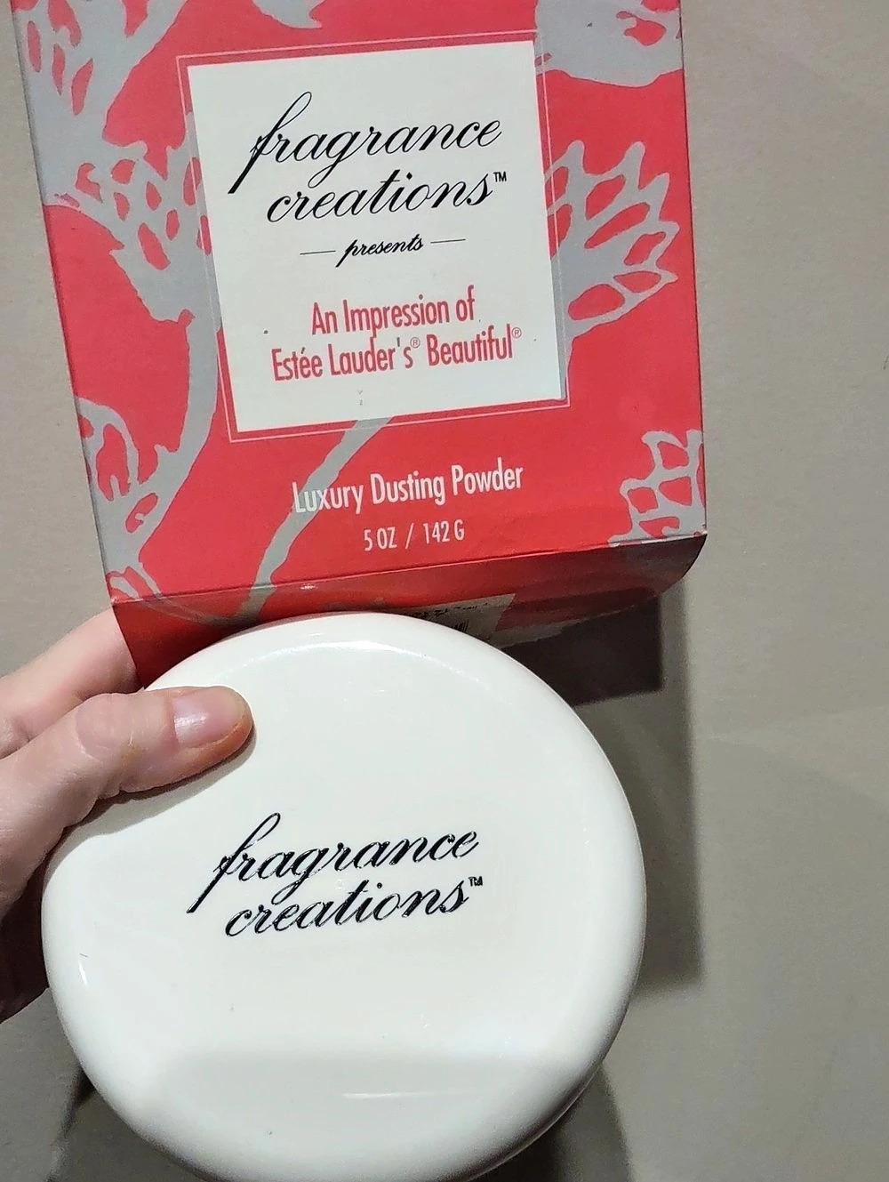 Fragrance Creations Estée Lauder's Beautiful Luxury Dusting Body Powder New